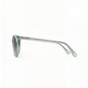 Kate Spade New York Round Sunglasses Women — side view, Non-Polarized Green Gradient lens