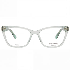 Kate Spade New York Rectangle Eyeglasses for Women — front view, Acetate