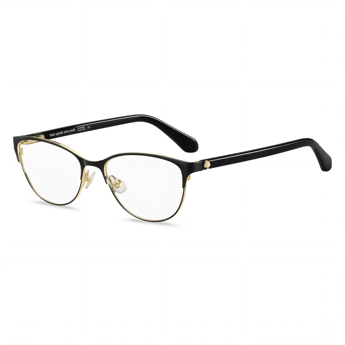 Kate Spade New York Hadlee Black Cat Eye Eyeglasses for Women, 52mm, Photo 1