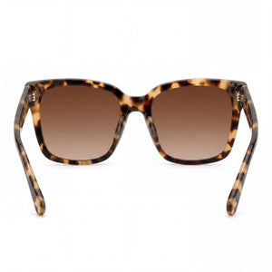 Kate Spade New York HARLOW/G/S Square Sunglasses Unisex — side view, Brown lens