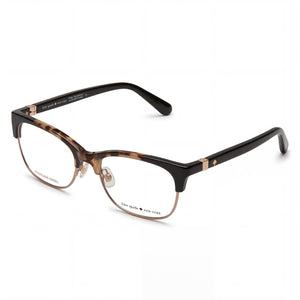 Kate Spade New York Havana Rectangle Eyeglasses for Women, Acetate frame