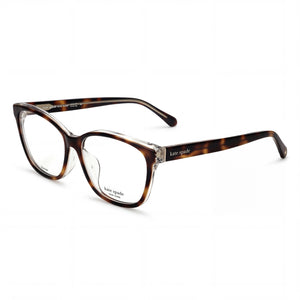 Kate Spade New York Havana Rectangle Eyeglasses for Women, Acetate frame