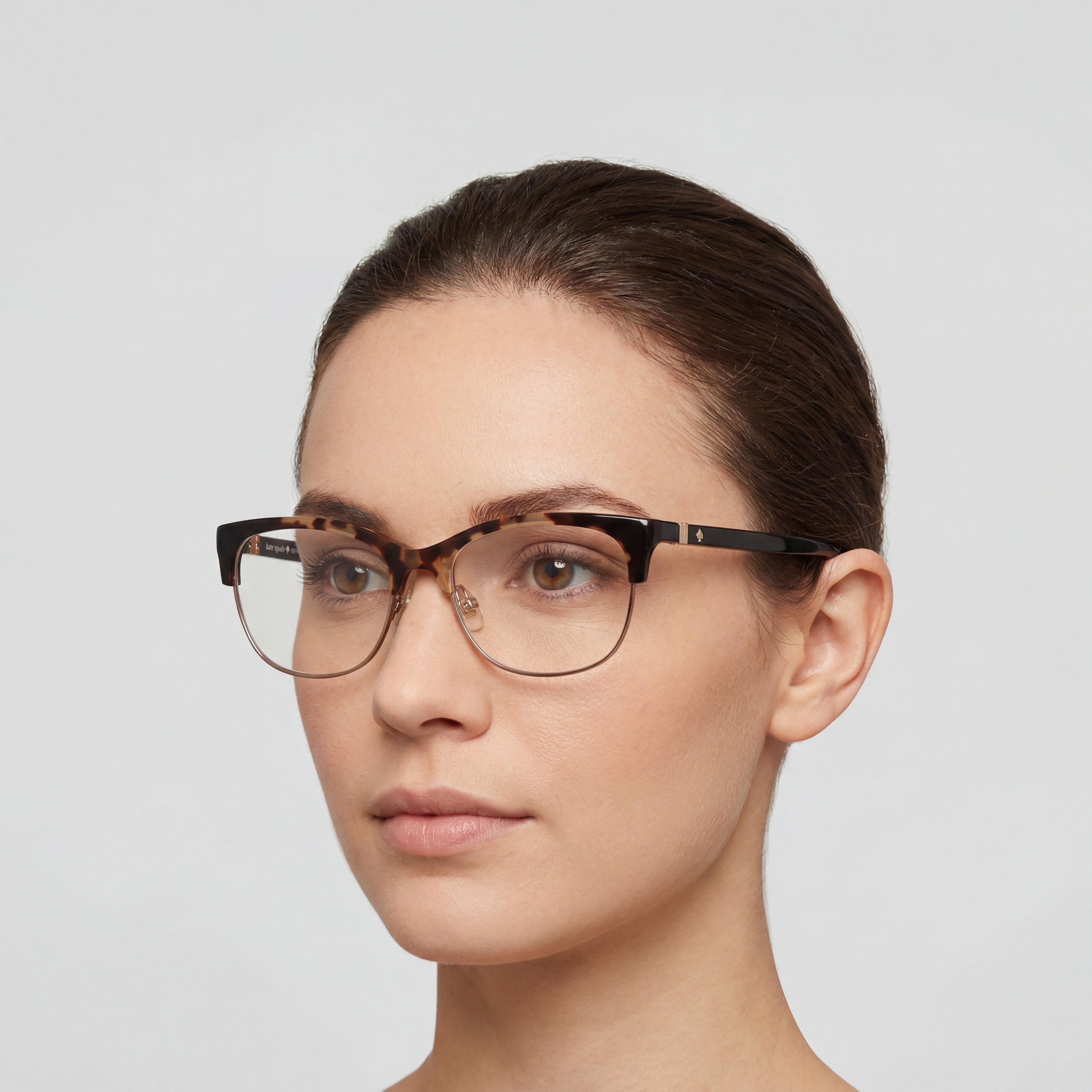 Kate Spade New York Havana Rectangle Eyeglasses for Women, 51mm, Photo 3
