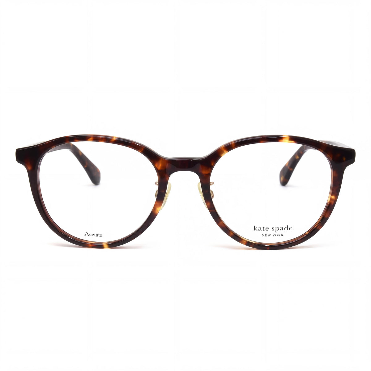 Kate Spade New York Havana Round Eyeglasses for Women, Acetate 50mm, Photo 2