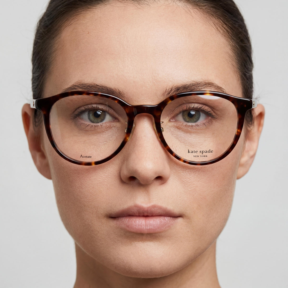 Kate Spade New York Havana Round Eyeglasses for Women, Acetate 50mm, Photo 5
