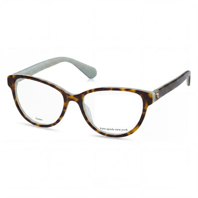 Kate Spade New York Havana Square Eyeglasses for Women, Acetate frame