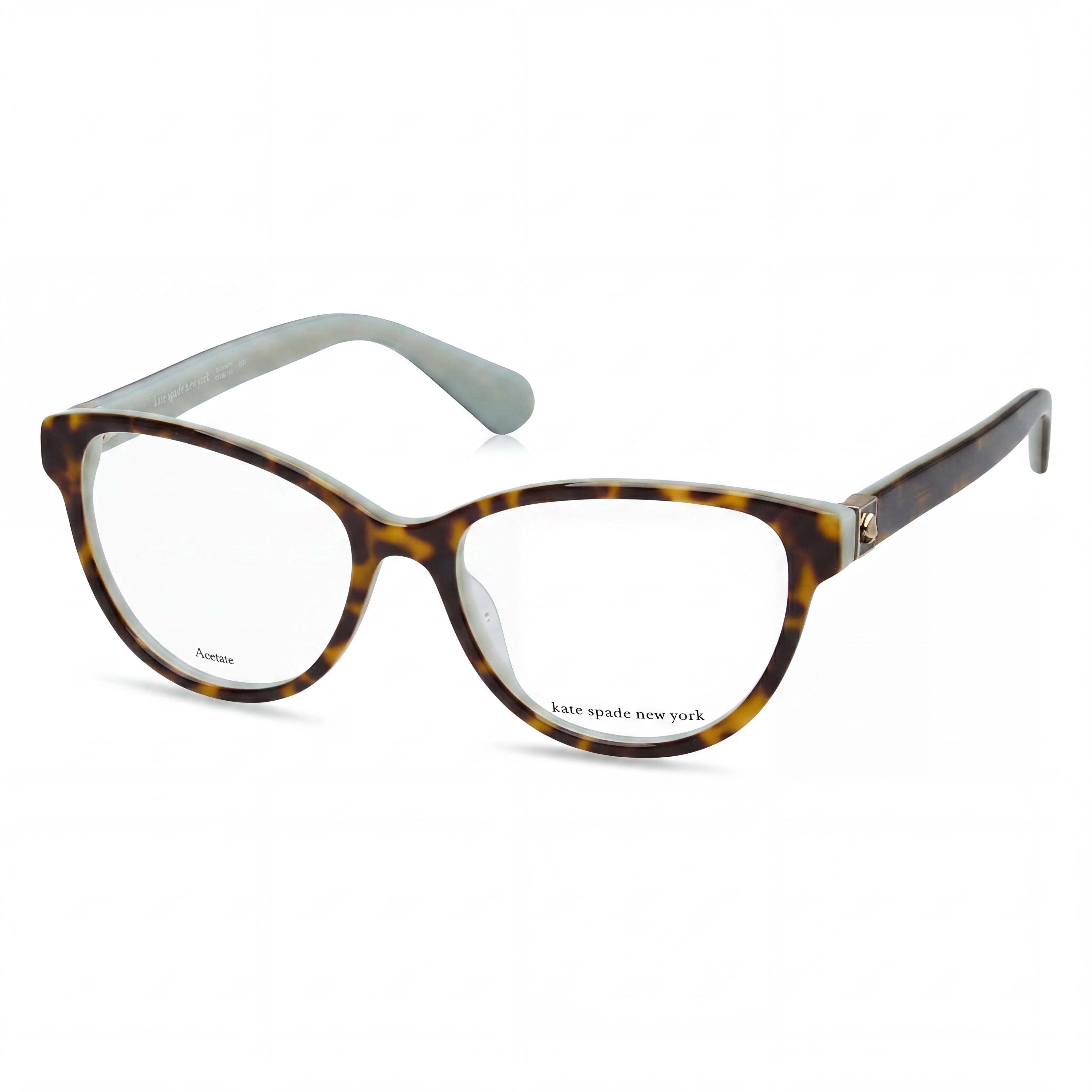 Kate Spade New York Havana Square Eyeglasses for Women, Acetate 52mm, Photo 1