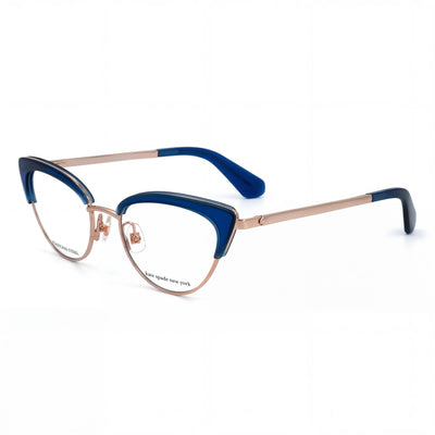 Kate Spade New York Jailyn Blue Cat Eye Eyeglasses for Women, Metal frame