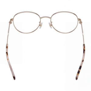 Kate Spade New York Jalisia/F Round Eyeglasses for Women — front view, Stainless Steel