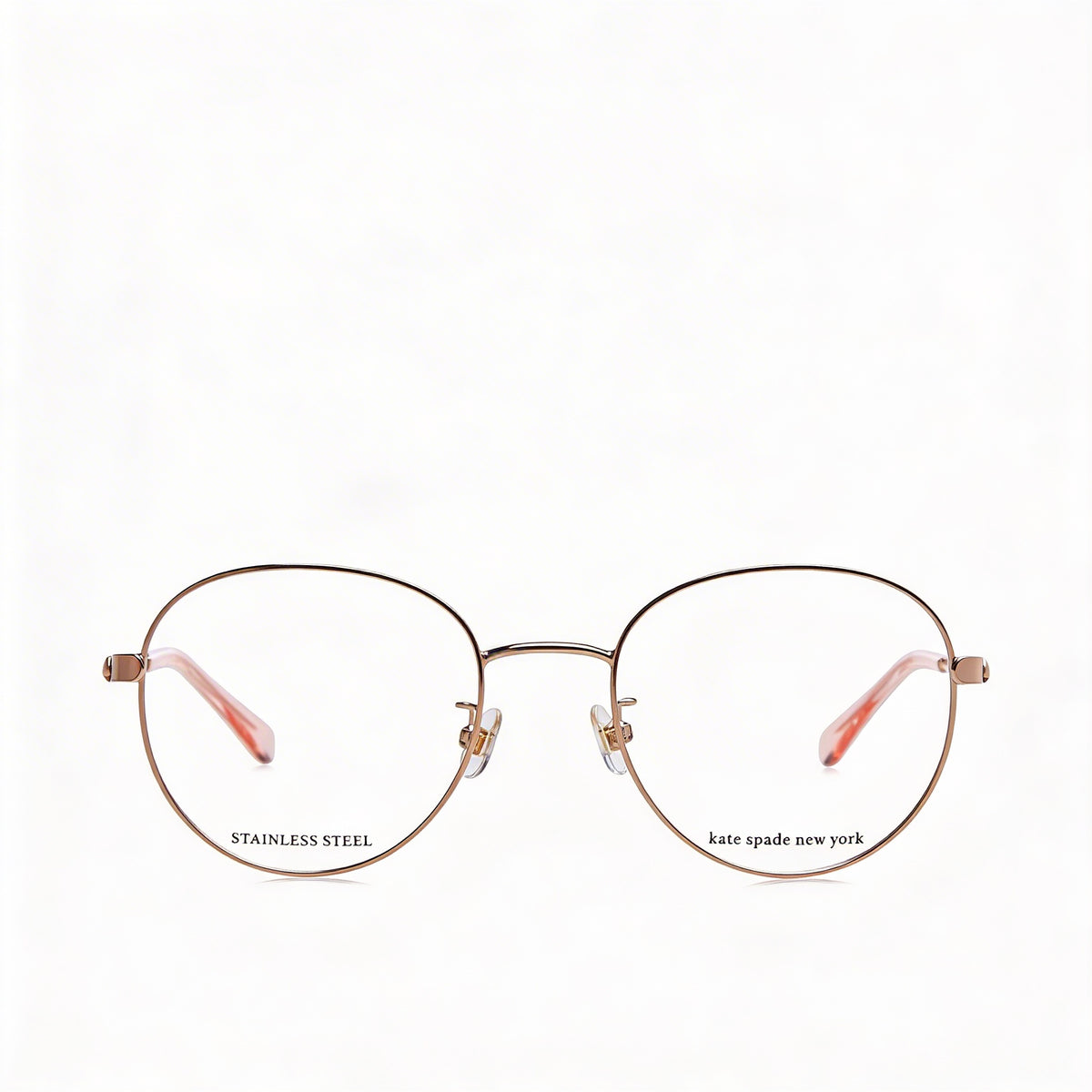 Kate Spade New York Jalisia/F Gold Round Eyeglasses for Women, 52mm, Photo 2