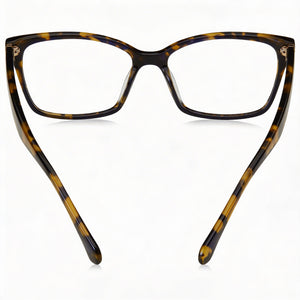 Kate Spade New York Jeri JBW Cat Eye Eyeglasses Women — side view, Tortoise Acetate temples