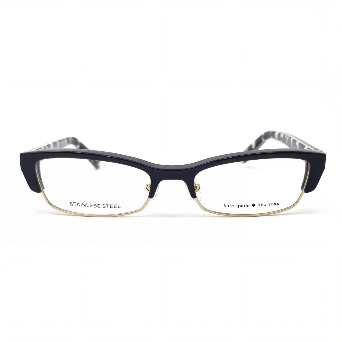 Kate Spade New York Joetta Navy Dots Gafas Rectangulares Unisex, 52mm, Photo 2