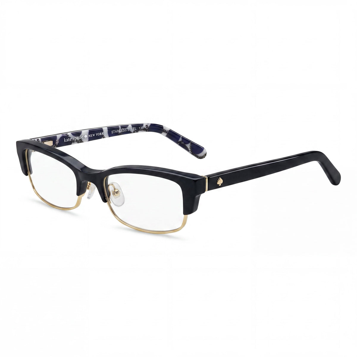 Kate Spade New York Joetta Navy Dots Gafas Rectangulares Unisex, 52mm, Photo 1