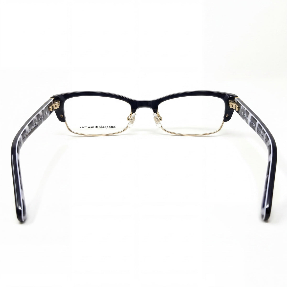 Kate Spade New York Joetta Navy Dots Gafas Rectangulares Unisex, 52mm, Photo 3