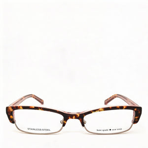 Kate Spade New York Joetta Rectangle Eyeglasses Unisex — front view, Metal