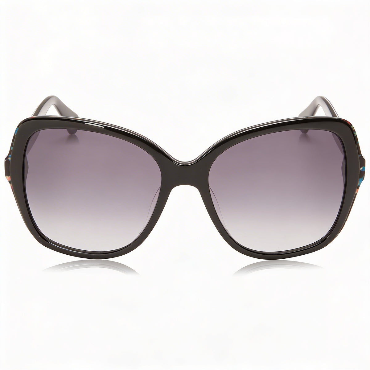 Kate Spade New York KARALYN/S Gafas de sol cuadradas negras para mujer, 56 mm, Photo 2