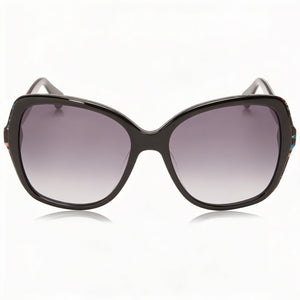 Kate Spade New York KARALYN/S Square Sunglasses for Women — front view, Plastic frame