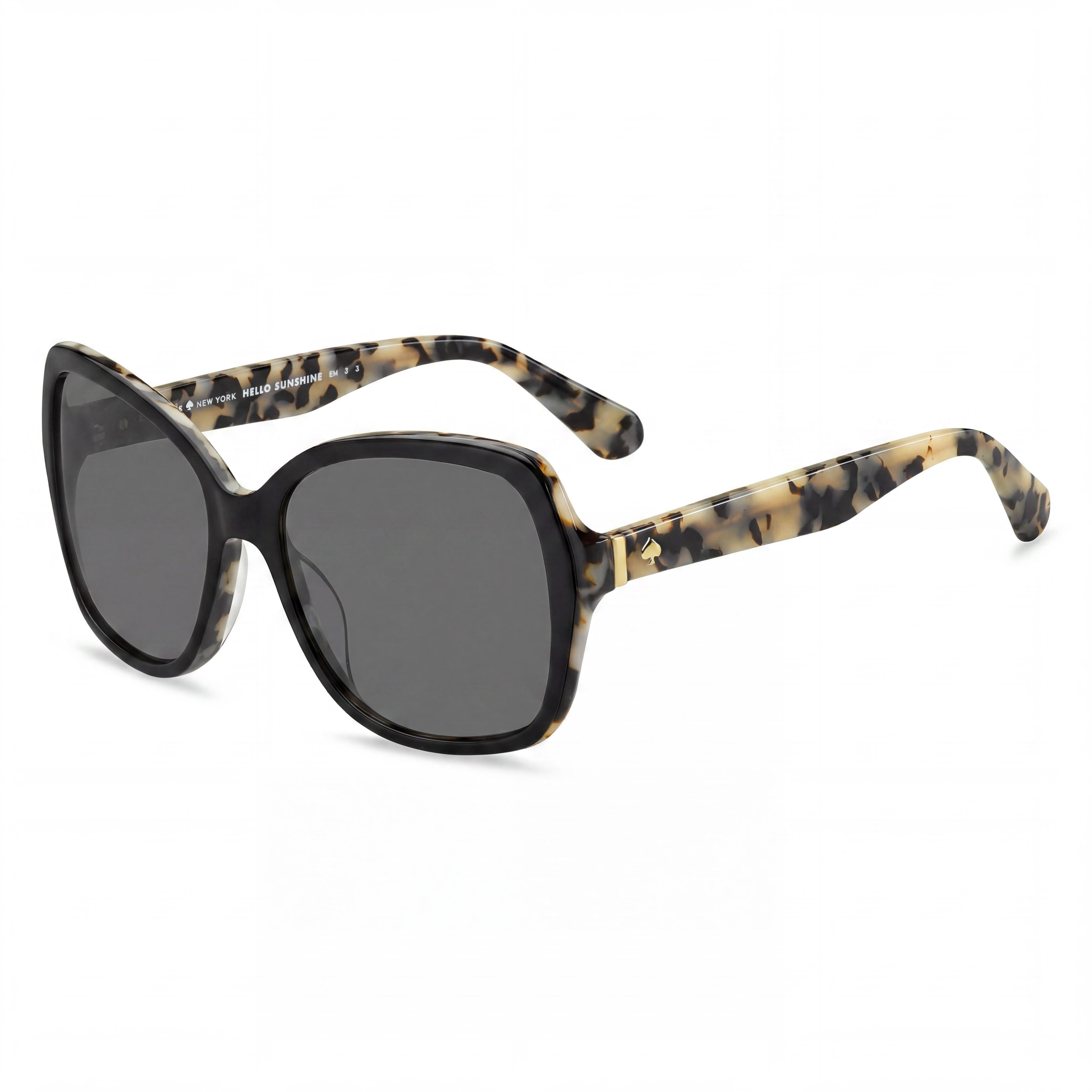 Gafas de sol Kate Spade New York Karalyn/S para mujer, color negro, Havana, plástico, gris, no polarizadas, 56-17-140, Photo 1