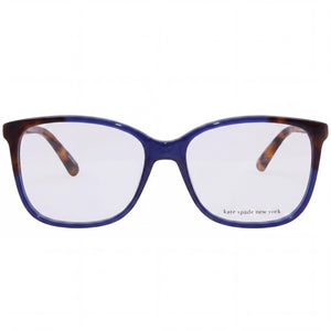 Kate Spade New York Karlyn Rectangle Eyeglasses for Women — front view, Plastic
