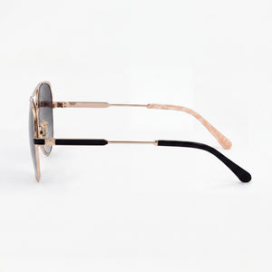 Kate Spade New York Katalina/G/S Aviator Sunglasses Women — side view, Non-Polarized lens