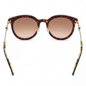 Kate Spade New York Keesey/G/S Round Sunglasses for Women — interior view, Non-Polarized lens detail