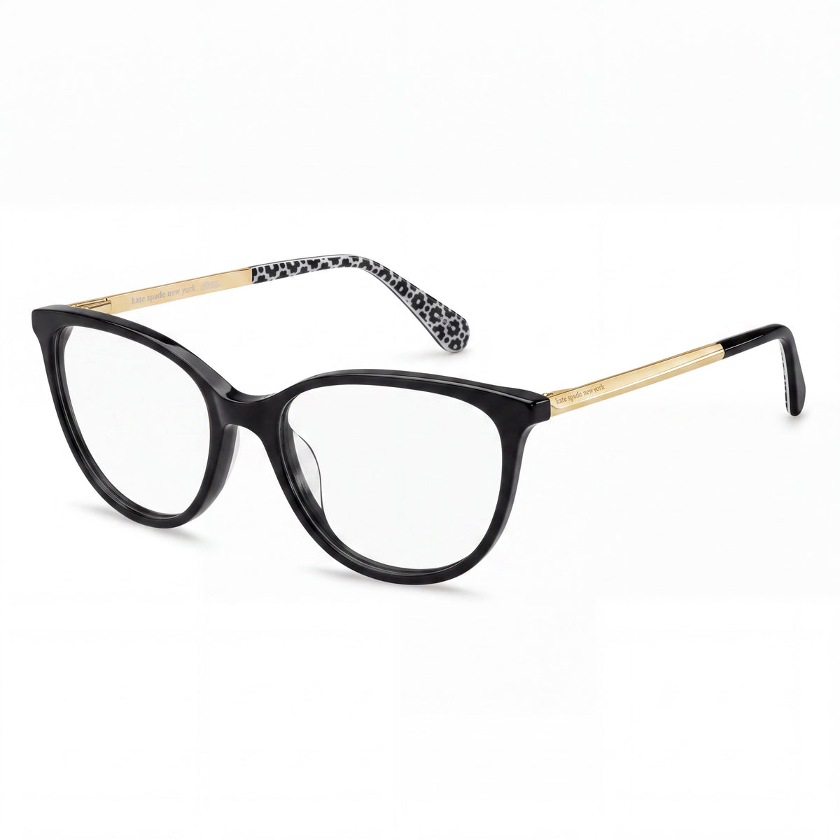 Gafas para mujer Kate Spade New York Kimberlee en negro/dorado, 52 mm, Photo 1