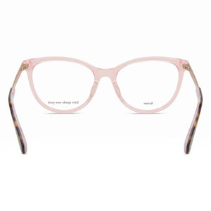 Kate Spade New York Kimberlee Cat Eye Eyeglasses Women — side view, Pink Plastic temples