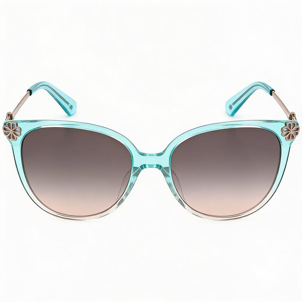 Kate Spade New York Kristina/G/S Oval Sunglasses for Women — front view, Acetate frame