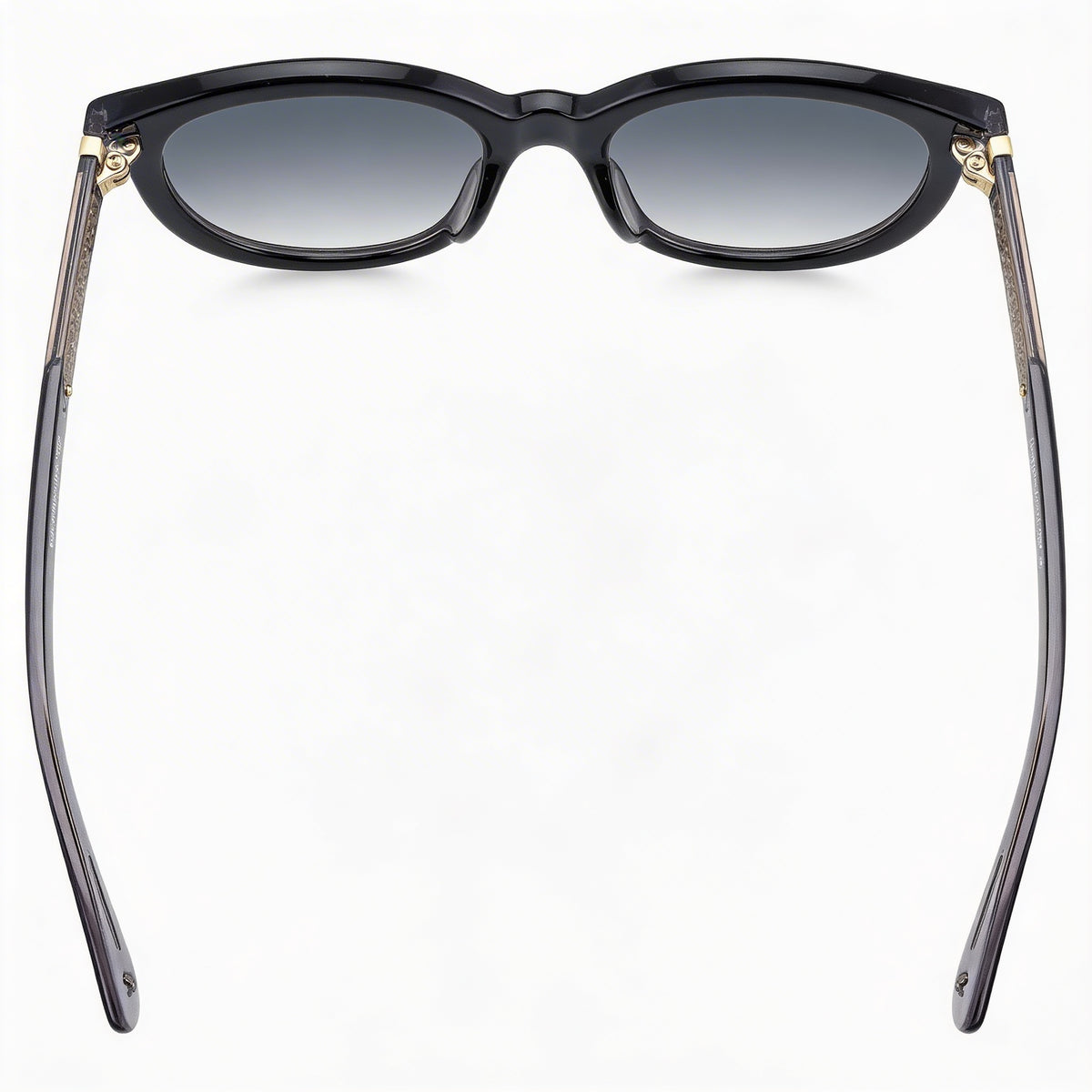 Gafas de sol cuadradas de acetato negro con protección UV y cristales oscuros degradados Lillian/G/S de Kate Spade New York para mujer 53mm, Photo 3