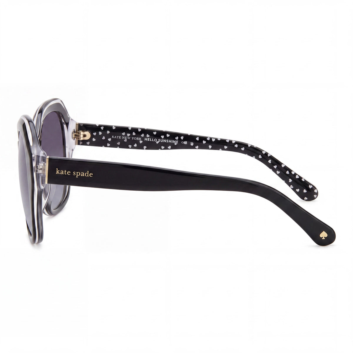 Kate Spade New York Lottie/G/S Black Sunglasses for Women, 55mm, Photo 3