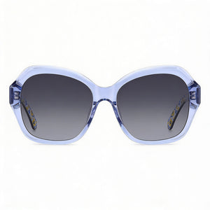 Kate Spade New York Lottie/G/S Oval Sunglasses for Women — front view, Acetate frame
