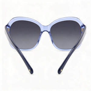 Kate Spade New York Lottie/G/S Oval Sunglasses Women — side view, Non-Polarized Dark Grey Shaded lens