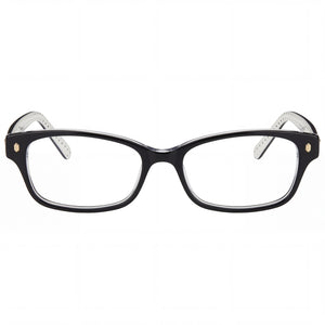 Kate Spade New York Lucyann Rectangle Eyeglasses for Women — front view, Plastic