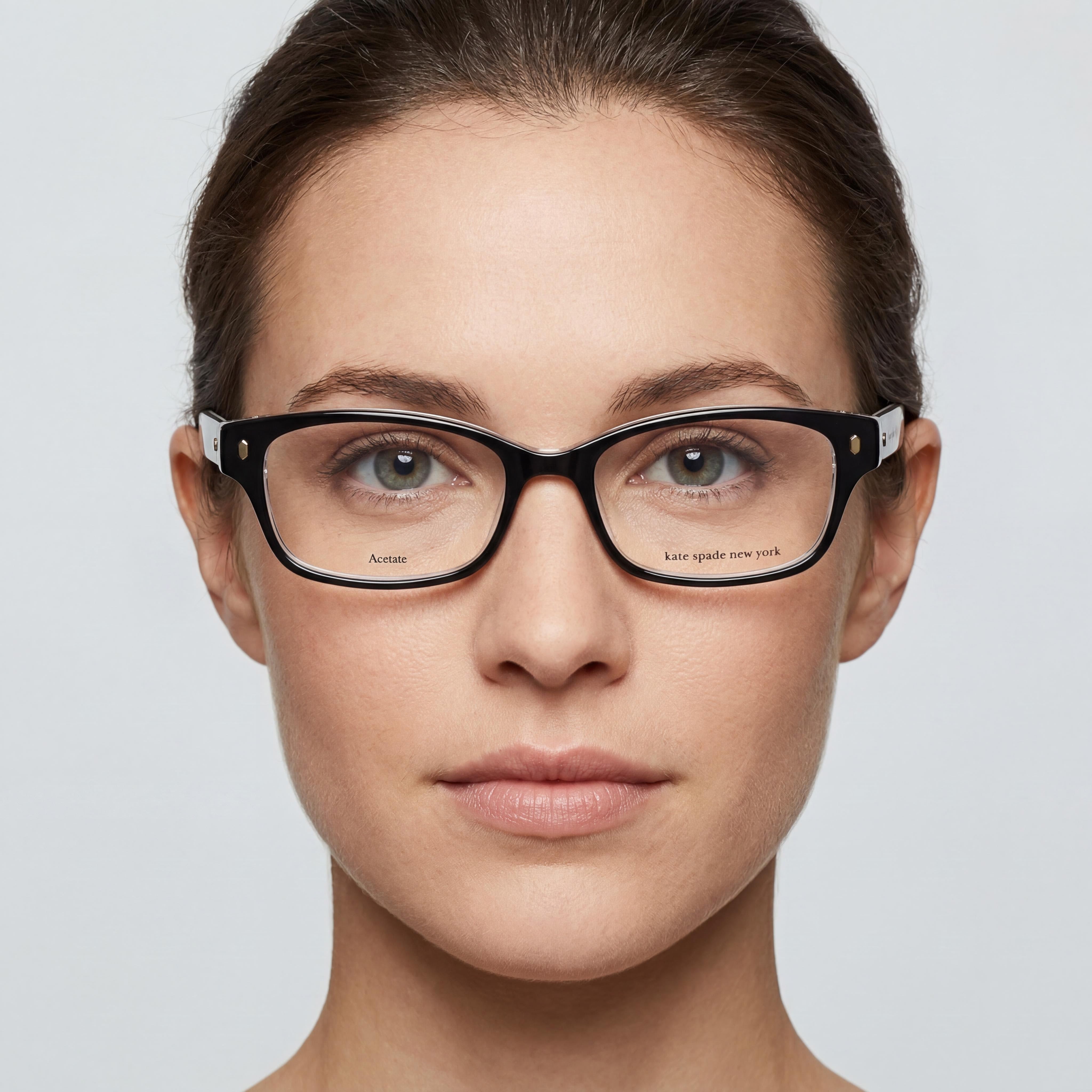 Kate Spade New York Lucyann Black White Eyeglasses for Women, Photo 4
