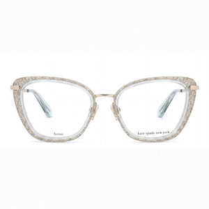 Kate Spade New York MADEIRA/G Cat Eye Eyeglasses Unisex — front view, Alloy Steel