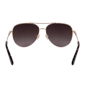 Kate Spade New York Maisie/G/S Aviator Sunglasses for Women — interior view, Polarized lens detail