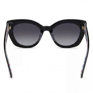 Kate Spade New York Marigold/S Cat Eye Sunglasses Women — side view, Non-Polarized Dark Grey Shaded lens