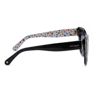 Kate Spade New York Marigold/S Cat Eye Sunglasses Women — side view, Grey lens