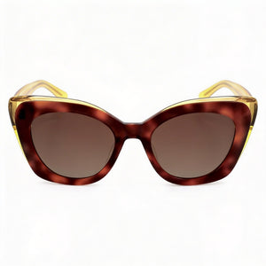 Kate Spade New York MARIGOLD/S Shield Sunglasses for Women — front view, Acetate frame