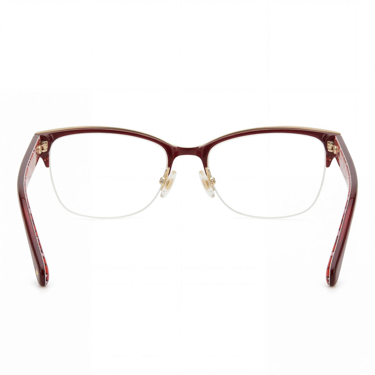 Kate Spade New York Marjorie Red Rectangle Eyeglasses for Women, 52mm, Photo 4