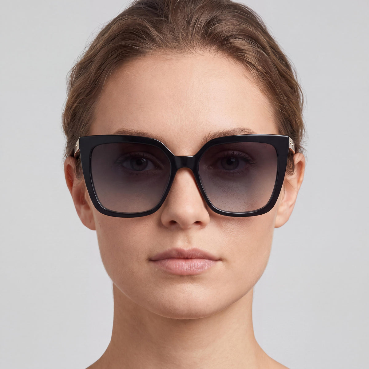 Kate Spade New York Marlowe/G/S Black Sunglasses for Women, 55mm, Photo 4
