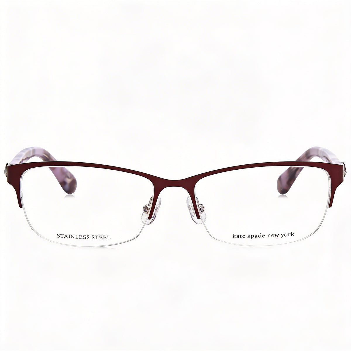 Kate Spade New York Marnie Violet Rectangle Eyeglasses Unisex, 53mm, Photo 2