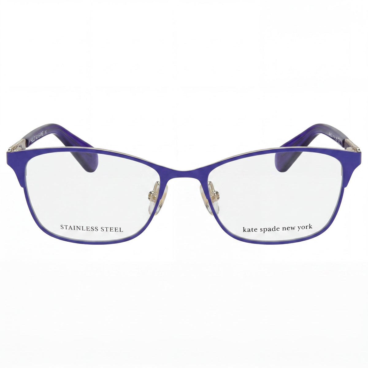 Kate Spade New York Massy Blue Rectangle Eyeglasses for Women, 45mm, Photo 2