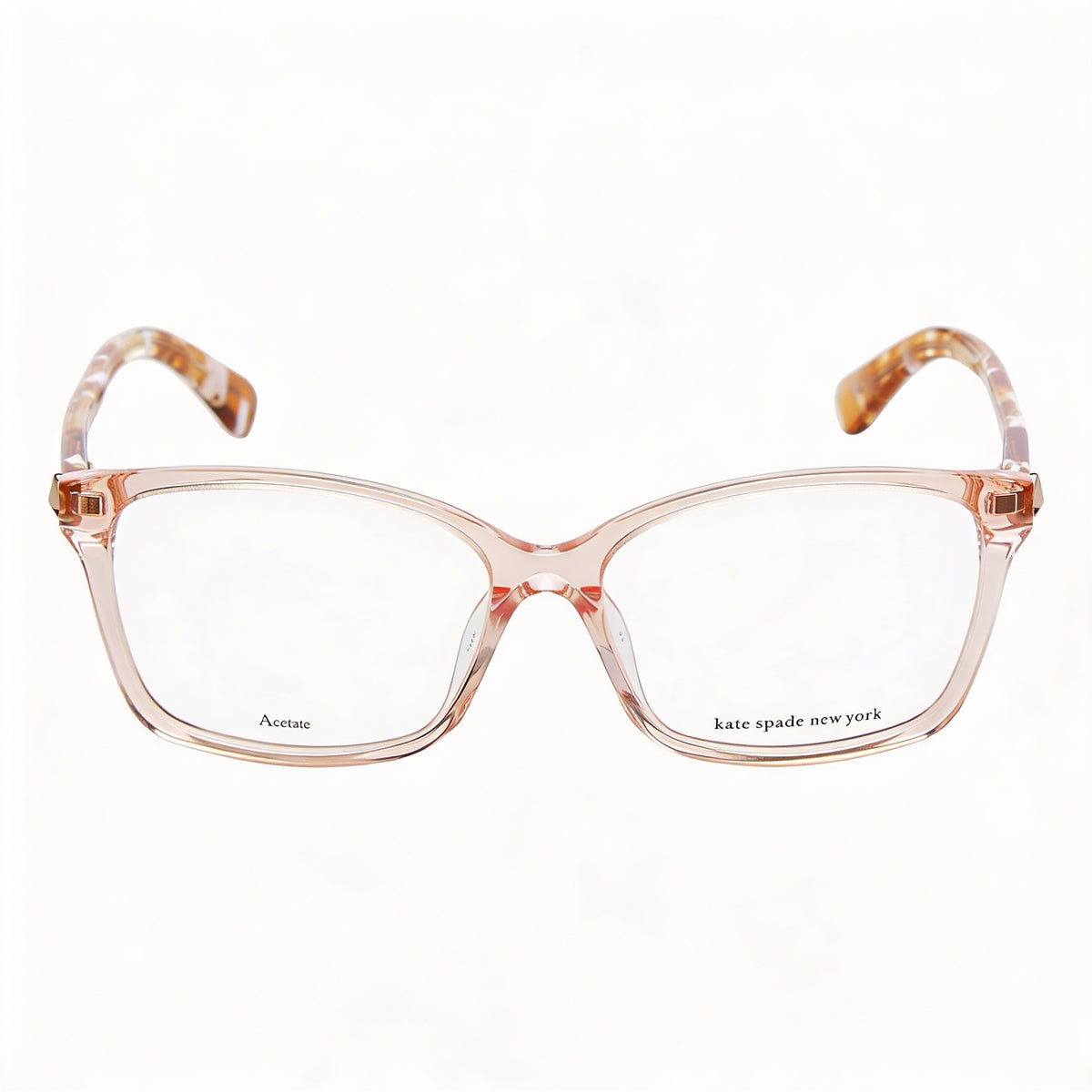 Kate Spade New York Miriam/G Peach Rectangle Eyeglasses for Women, Photo 2