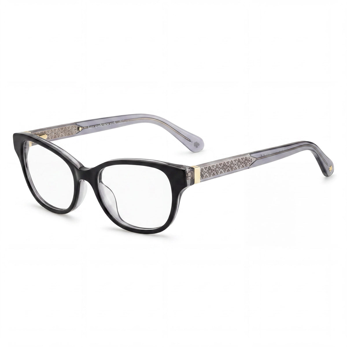Gafas graduadas ovaladas negras Rainey de Kate Spade New York para mujer, 50 mm, Photo 1