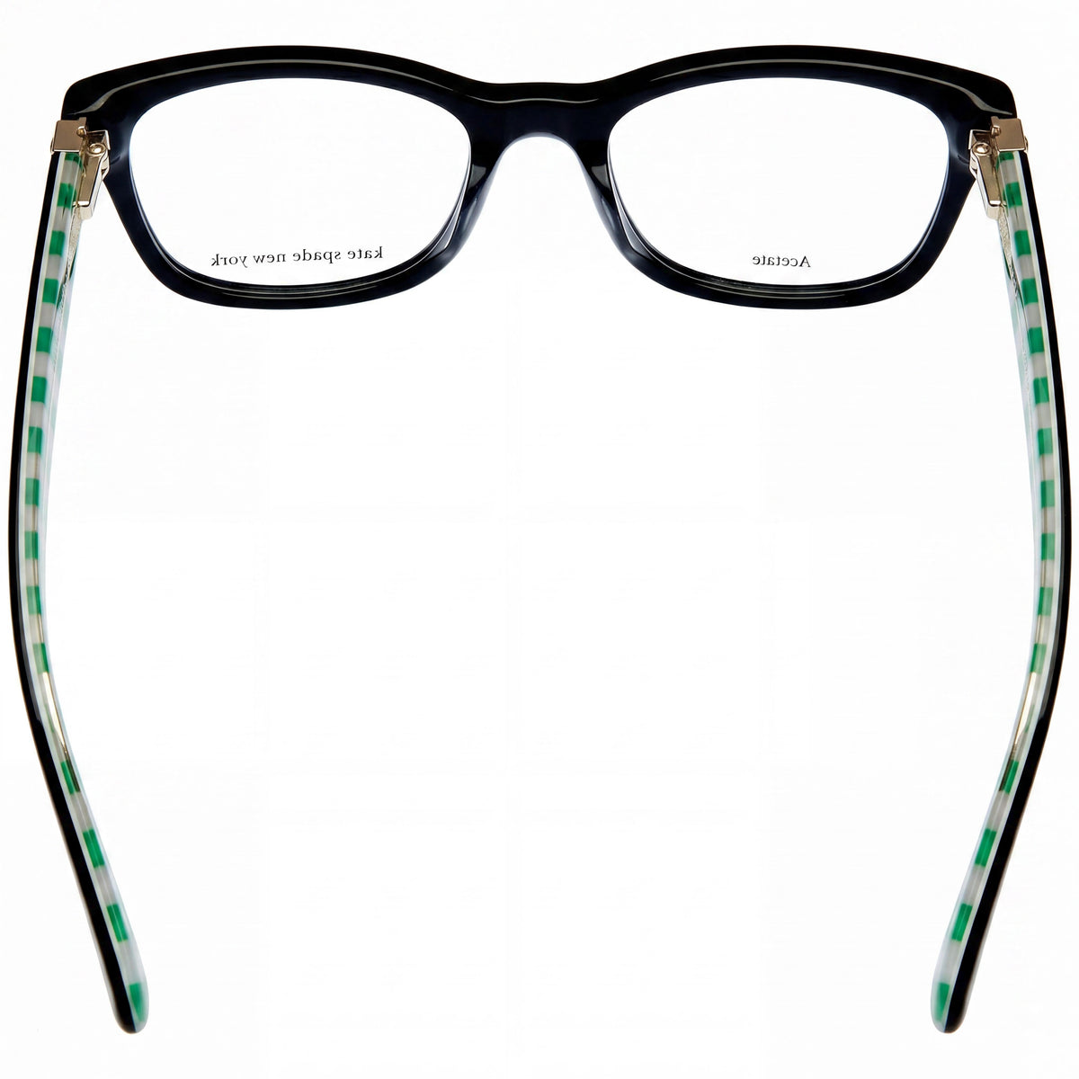 Kate Spade New York Black Rectangle Eyeglasses for Women, 50mm, Photo 2