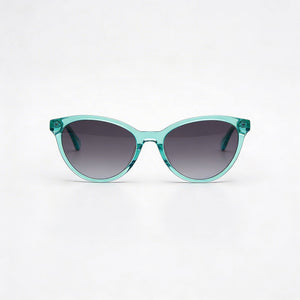 Kate Spade New York Modern Cat Eye Sunglasses for Women — front view, Plastic frame