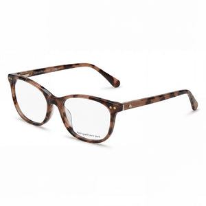 Kate Spade New York Havana Rectangle Eyeglasses for Women, Acetate frame