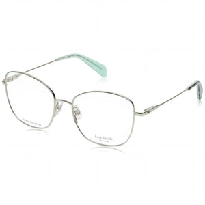 Kate Spade New York Modern Palladium Square Eyeglasses for Women, Alloy Steel frame