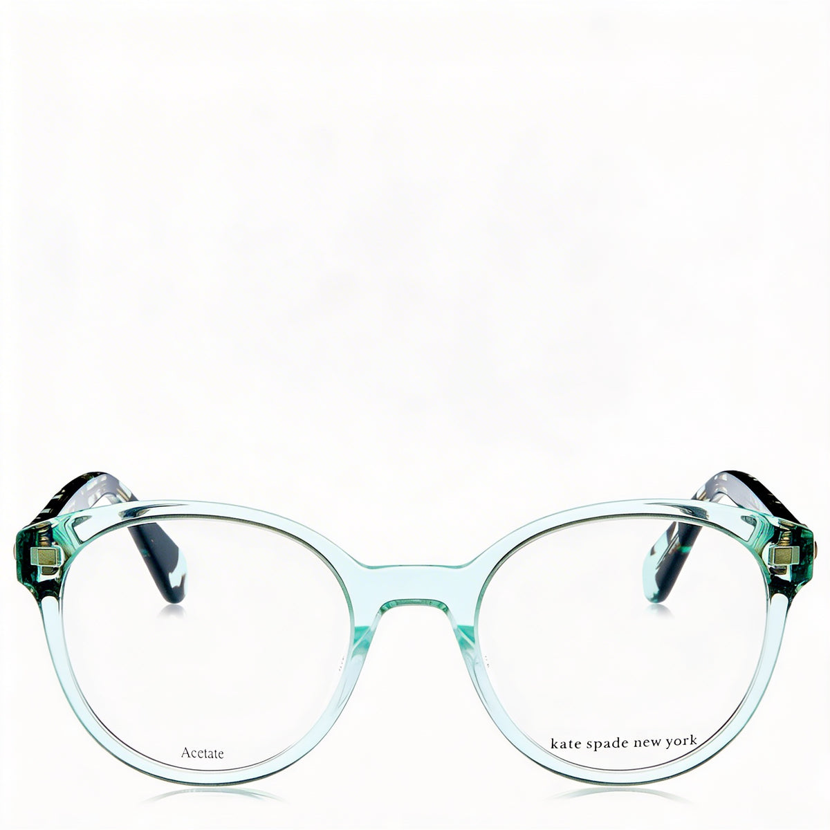 Gafas redondas Kate Spade New York Modern Teal unisex, 48 mm, Photo 2